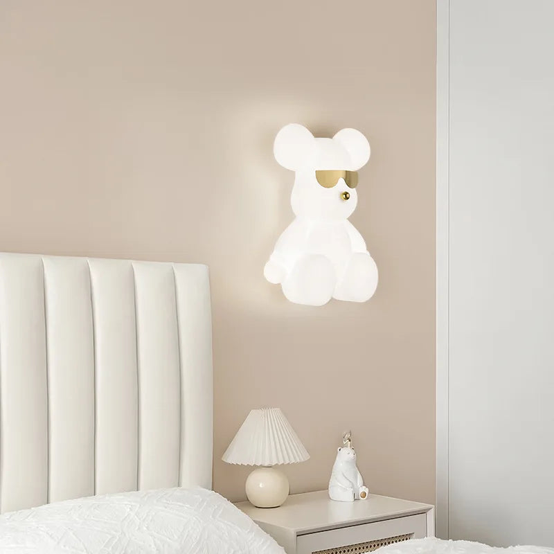 applique murale ours pour chambre d'enfant décorative et moderne