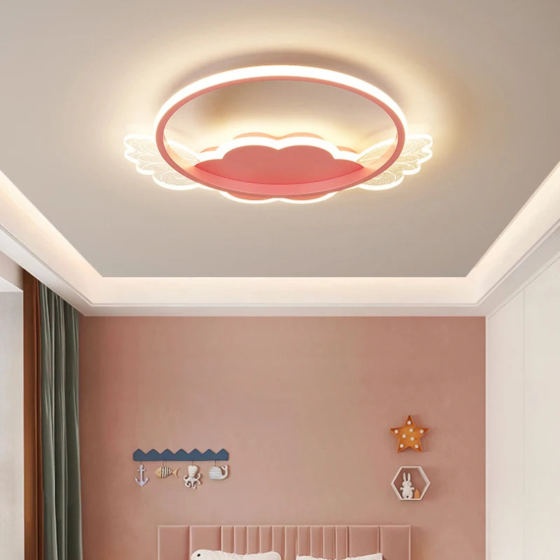 plafonnier nuage mignon pour chambre de princesse fille