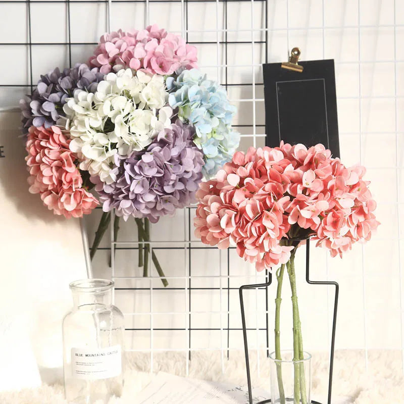 bouquet d'hortensia artificiel séché pour décoration de mariage