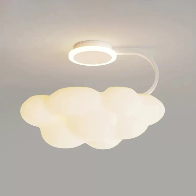 lustre romantique nuages pour chambre enfant décoration nordique