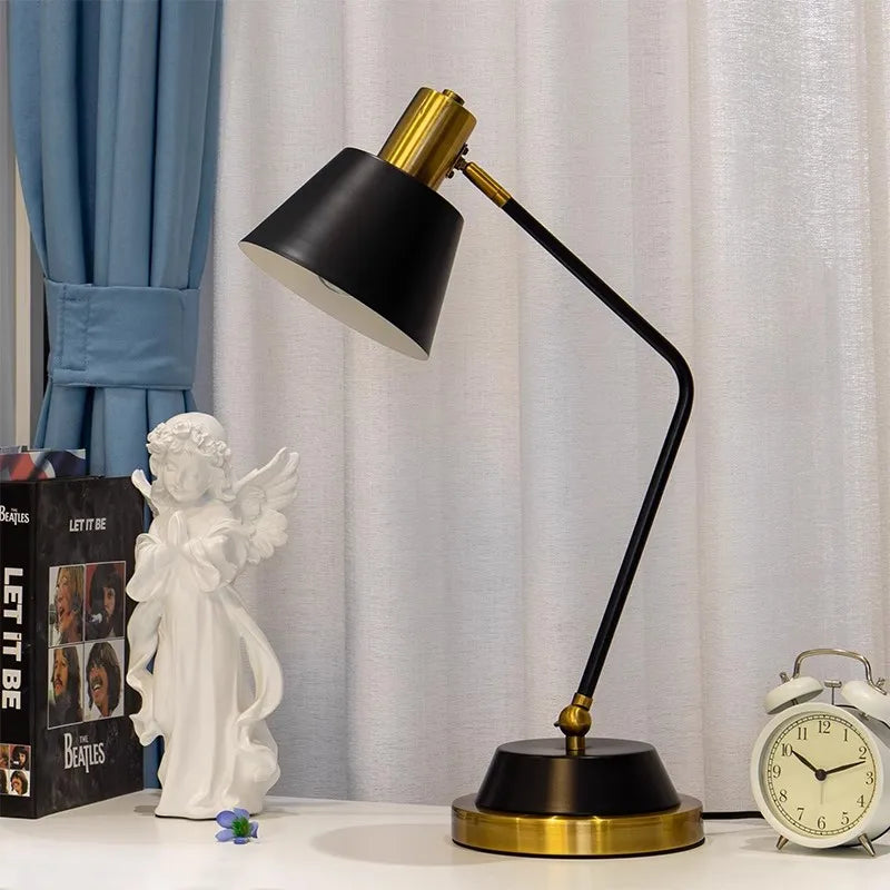 lampe à poser led nordique simple et romantique pour bureau et étude