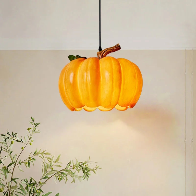 lustre rétro en forme de citrouille pour décoration d'Halloween