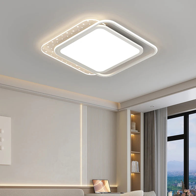 plafonnier led design moderne ciel étoilé décoratif intérieur