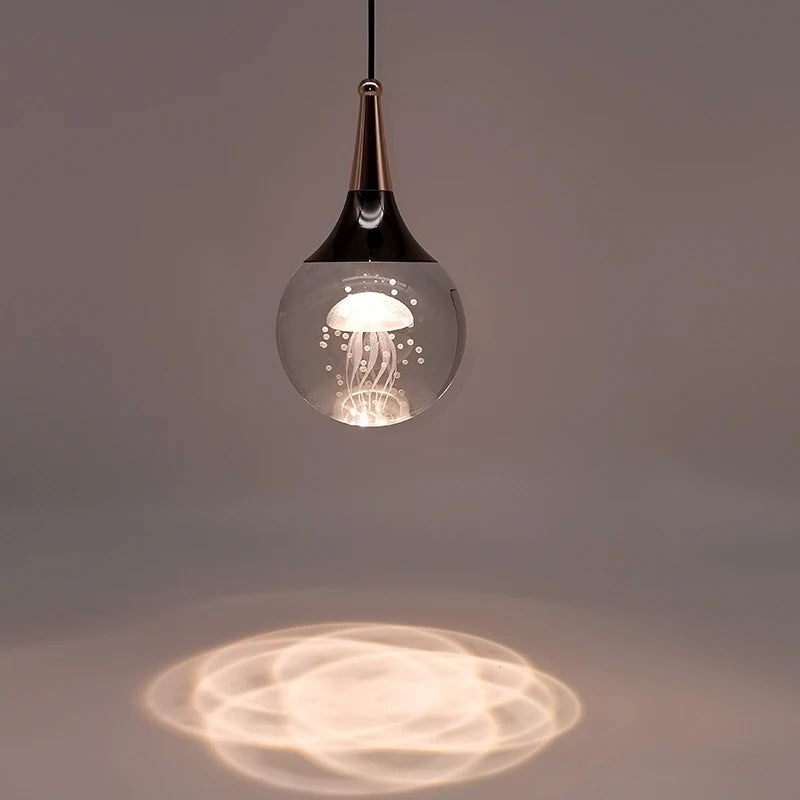 lustre cristal led design pour décoration intérieure moderne