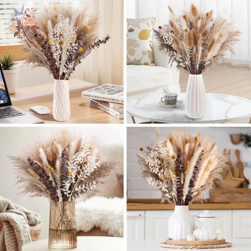 bouquet dherbe de pampa naturelle pour décoration et cadeaux