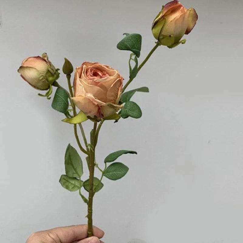 bouquet de pivoines artificielles en soie pour décoration de mariage