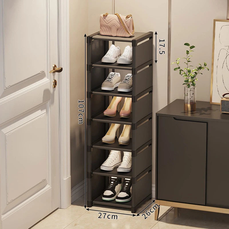 organisateur de chaussures empilable et réglable gain de place