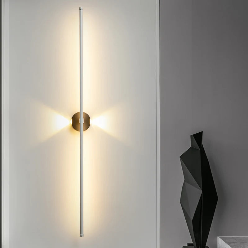 applique murale led linéaires minimalistes style nordique moderne