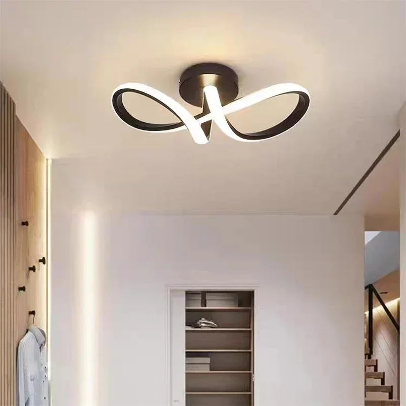 plafonnier led moderne minimaliste pour allée entrée et escalier