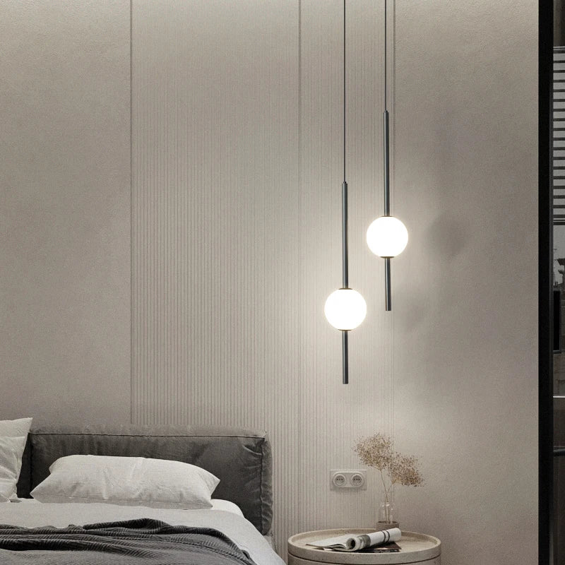 suspension LED en laiton design moderne avec cordon réglable