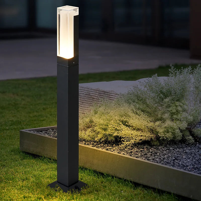 lampe led extérieure imperméable en aluminium pour jardin