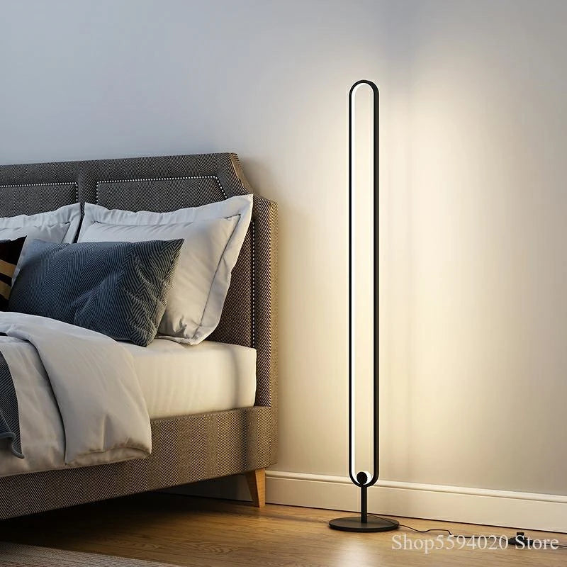 lampadaire led moderne minimaliste avec gradation lumière