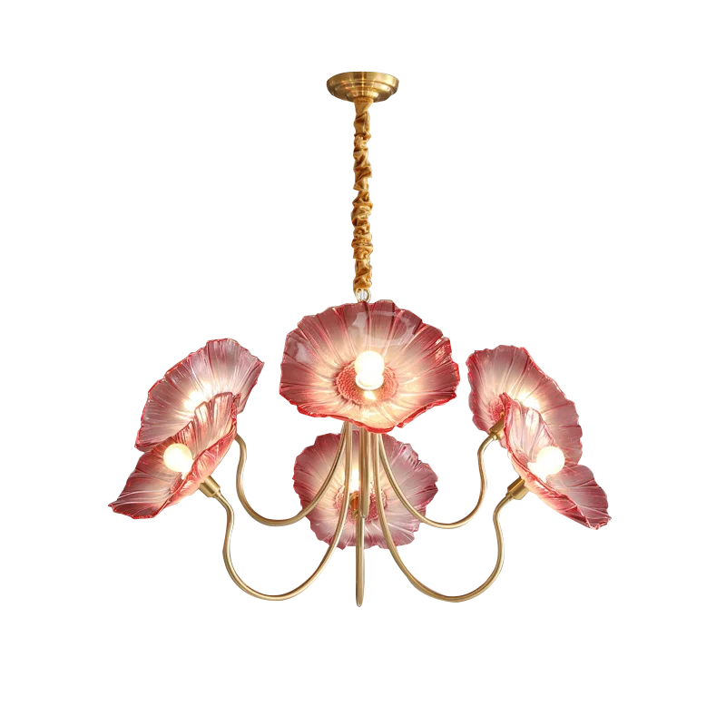 suspension moderne design nordique créatif floral élégant pour intérieur