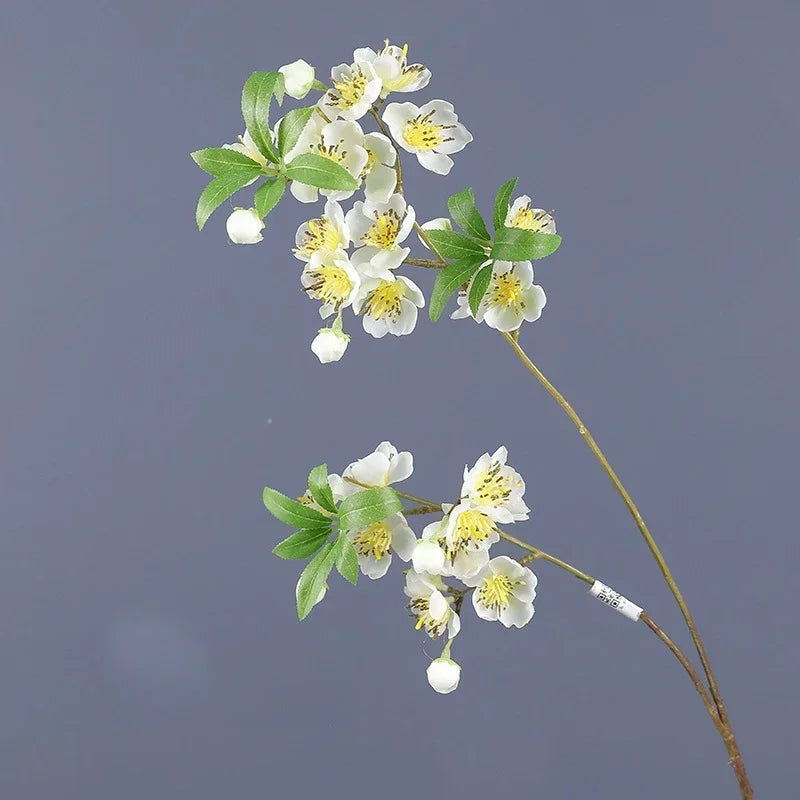 fleurs artificielles en soie pour décoration intérieure élégante