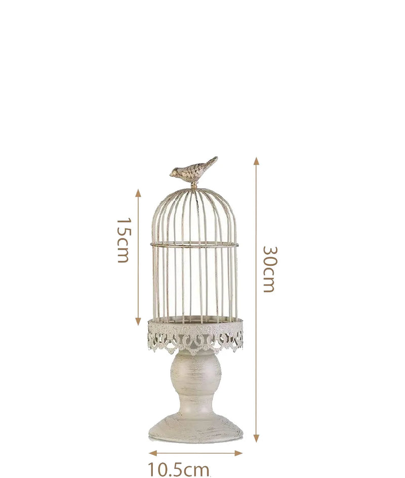 lustre cage à oiseaux rétro pour dîner romantique et mariage