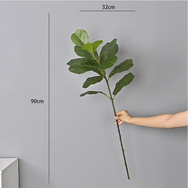 branche de ficus artificiel pour décoration intérieure et extérieure