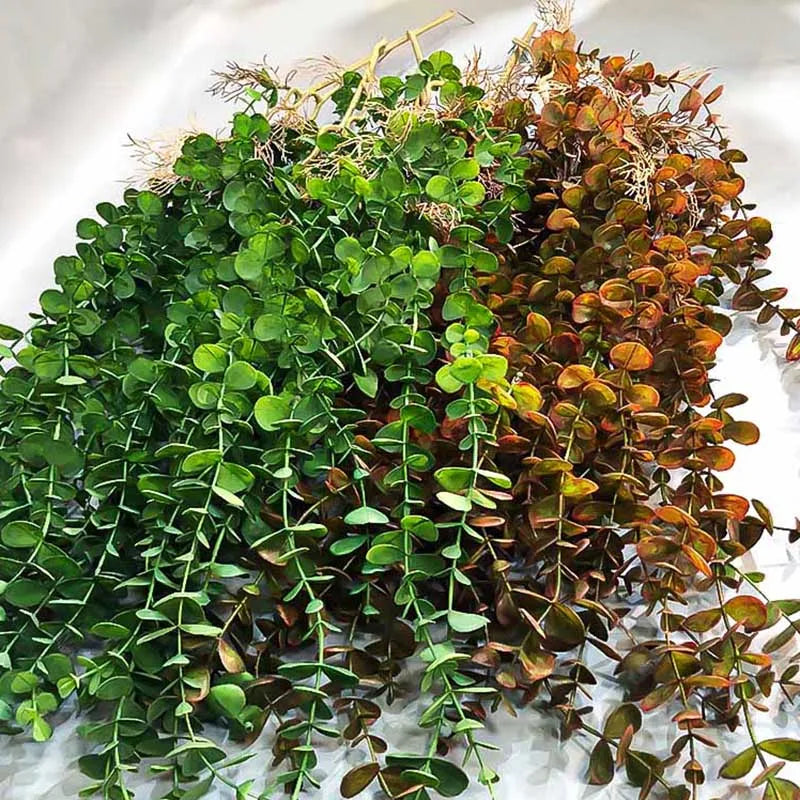 plantes artificielles en rotin pour décoration intérieure et extérieure