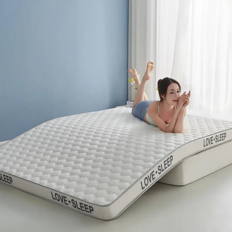 matelas en latex rembourré pour dortoir d'étudiants à mémoire de forme