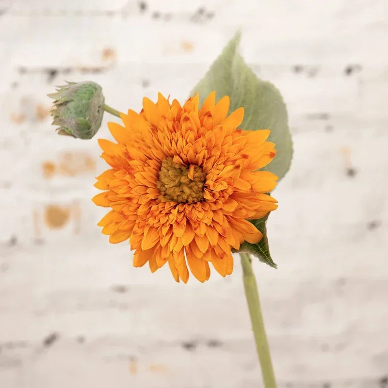 fleurs artificielles tournesols rétro double pétale décoration intérieure