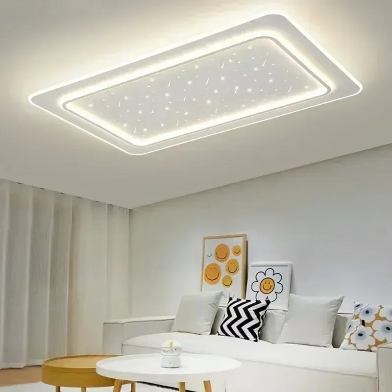 plafonnier moderne à leds pour décoration intérieure élégante