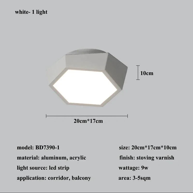 plafonnier led moderne à intensité variable pour intérieur décoratif