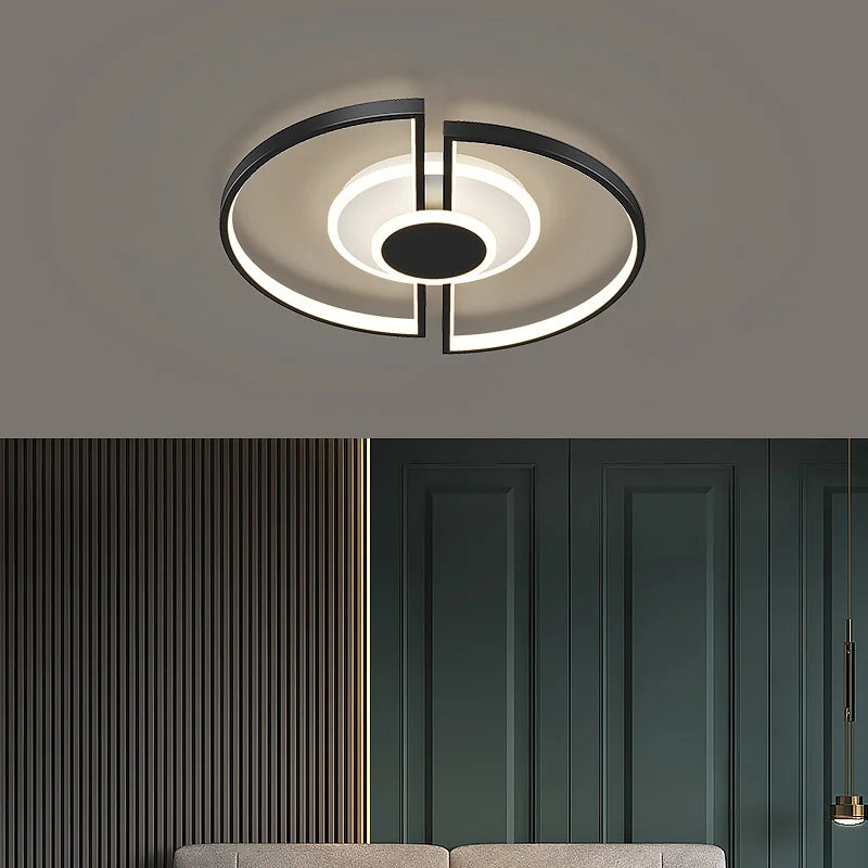 lustre led moderne design pour intérieur minimaliste élégant