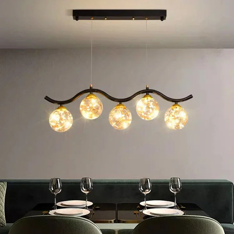 suspension LED pour salon cuisine et restaurant