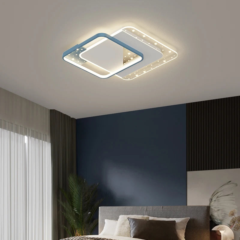 plafonnier moderne à leds pour éclairage intérieur décoratif