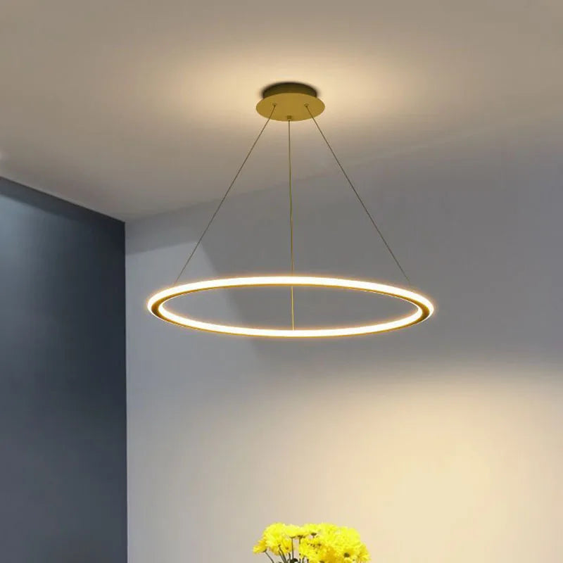 suspension moderne à LED pour décoration intérieure élégante