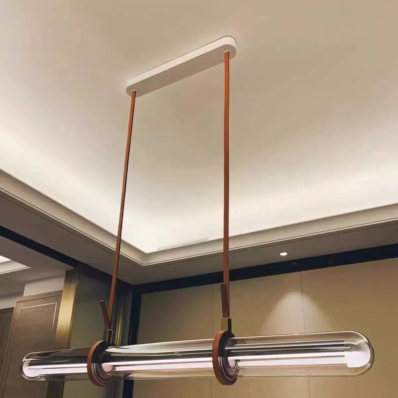 suspension en verre stylée pour bureau et restaurant