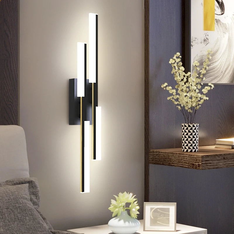 applique murale led de luxe simple et moderne pour hôtel