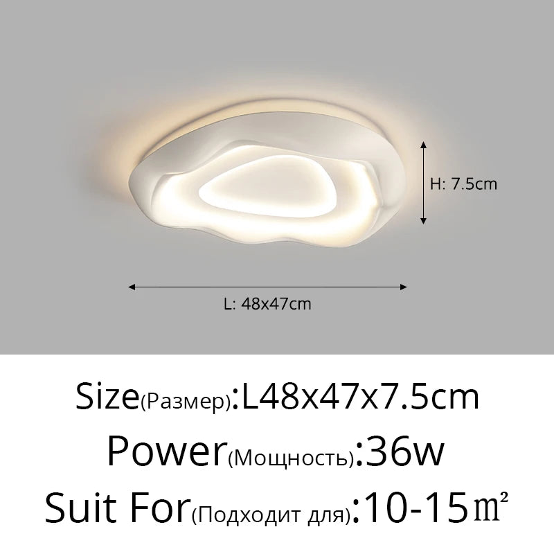 plafonniers à led modernes pour un éclairage intérieur créatif