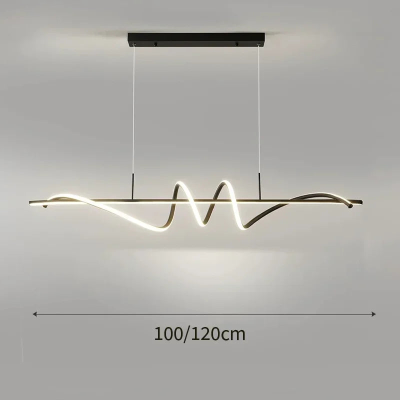 suspension à led moderne pour décoration intérieure élégante