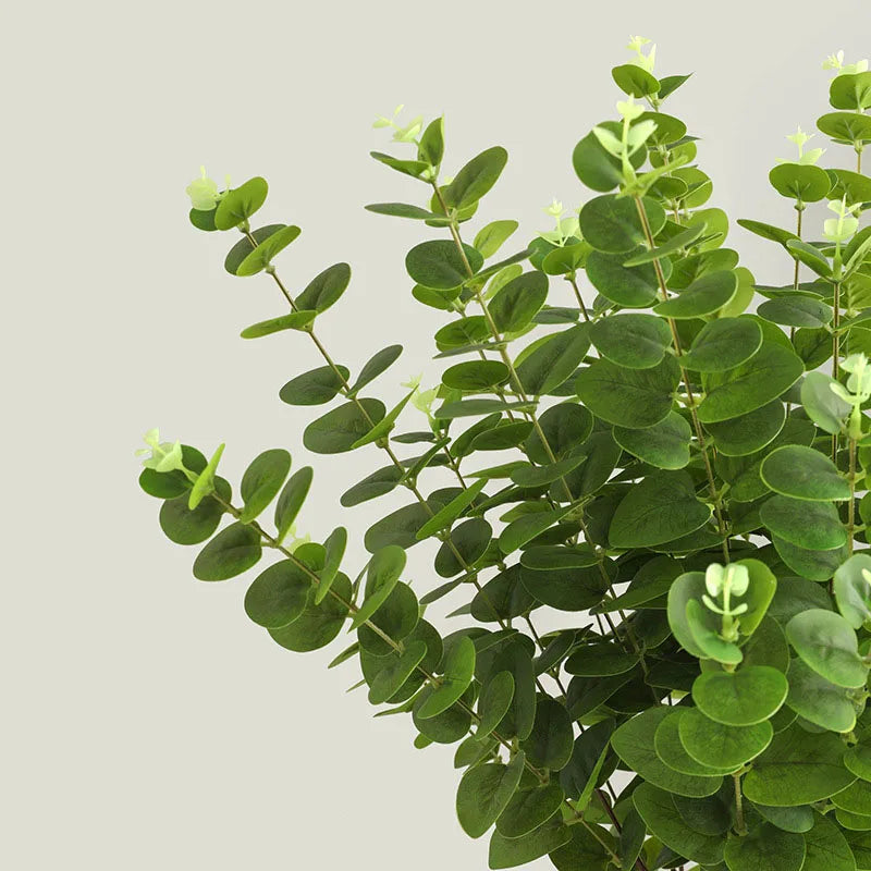 branche de plante artificielle en eucalyptus pour décoration intérieure et jardin