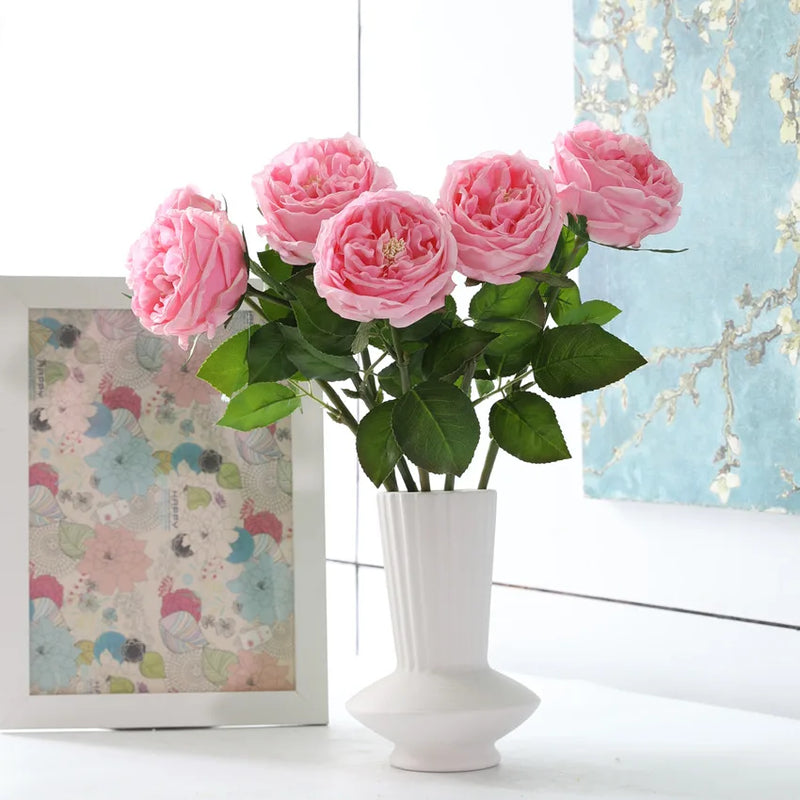 fleurs de pivoine en soie pour décoration florale élégante