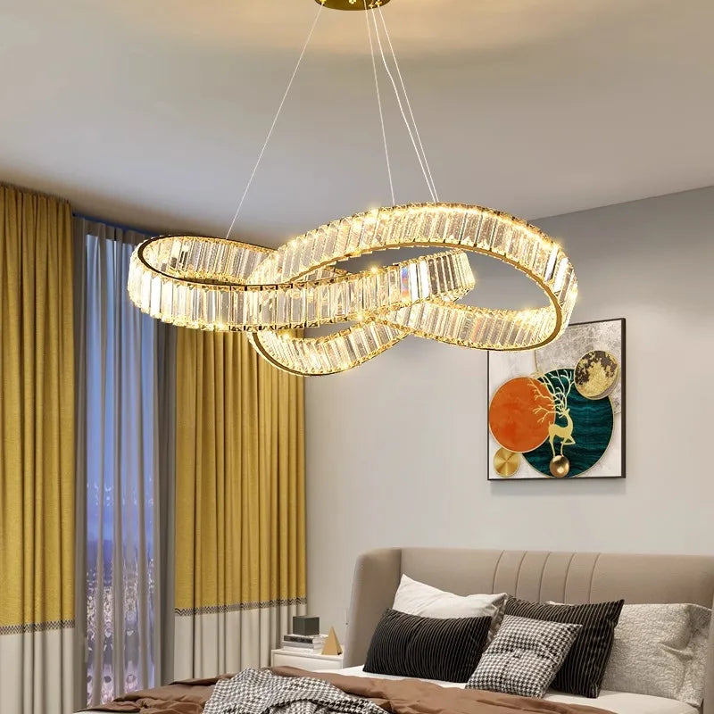 Modern home decoration crystal chandelier, living room Pendant lamp,Dining room Pendant lights, interior lighting