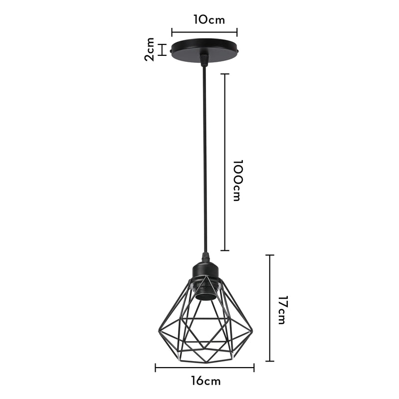 suspension moderne à têtes led pour intérieur design