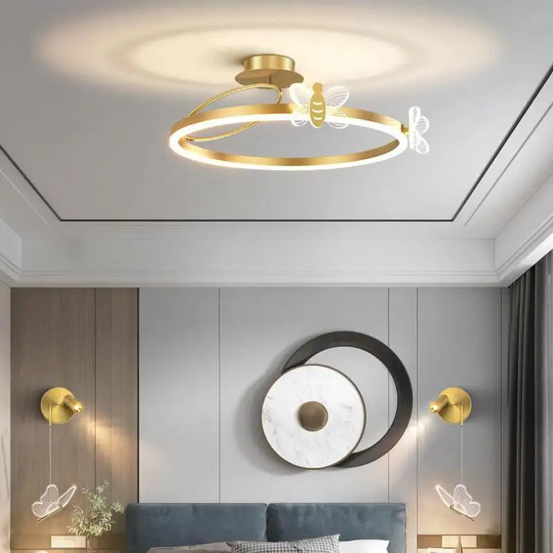 plafonnier led rond design pour éclairage intérieur moderne