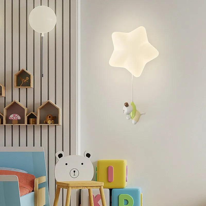 plafonnier nordique personnalisé pour chambre enfant lumineuse et colorée