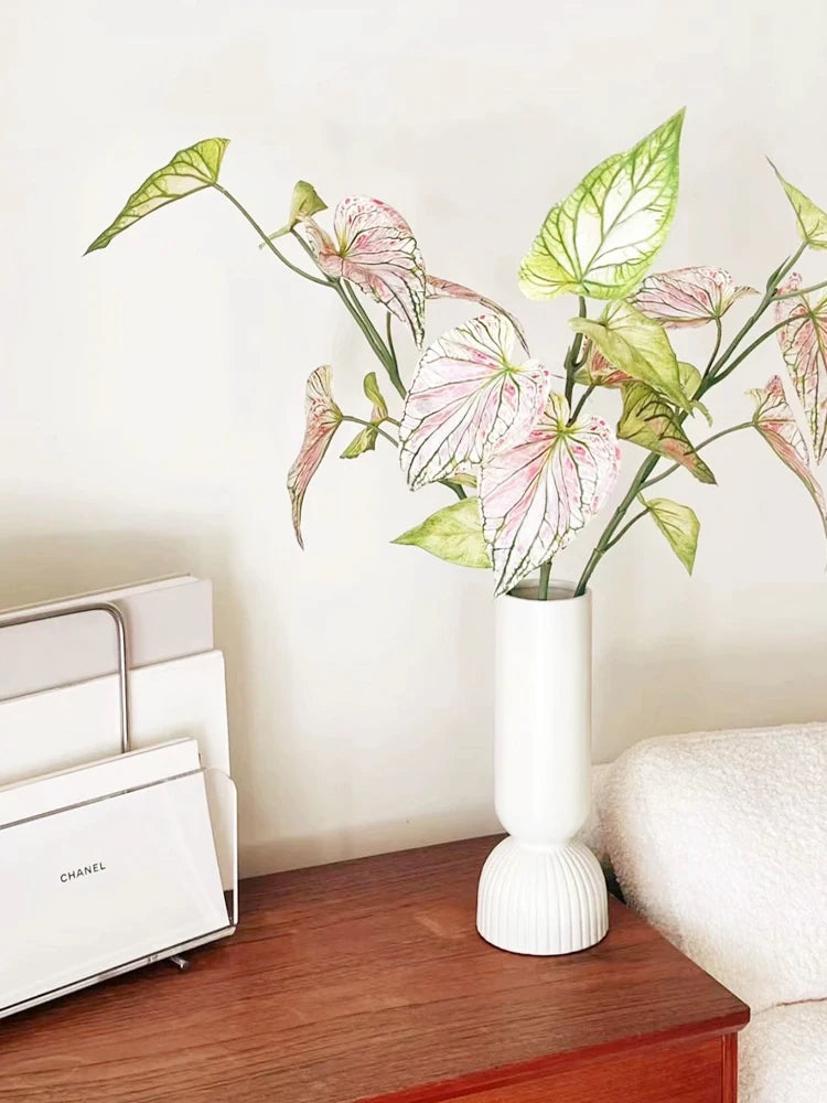 plante artificielle caladium pour décoration intérieure et florale