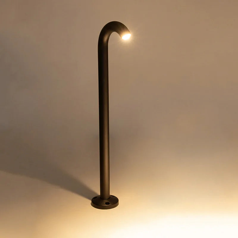 lampe à poser moderne en aluminium pour jardin extérieur étanche