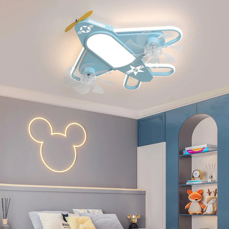 plafonnier nordique led avion pour chambre d'enfant moderne