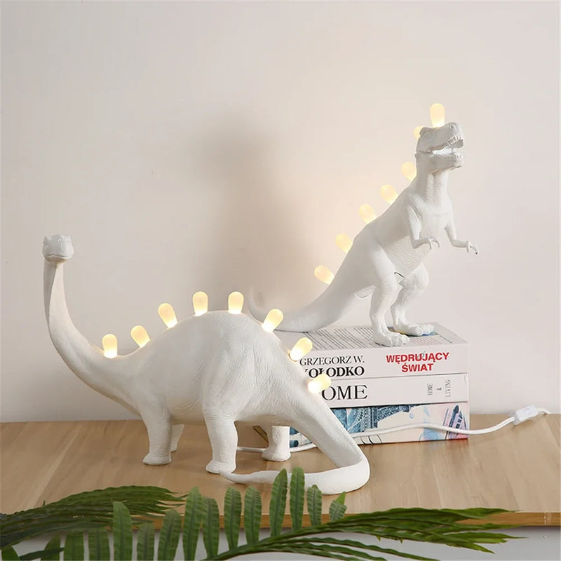 lampes de table dinosaure jurassic décoratives pour la maison