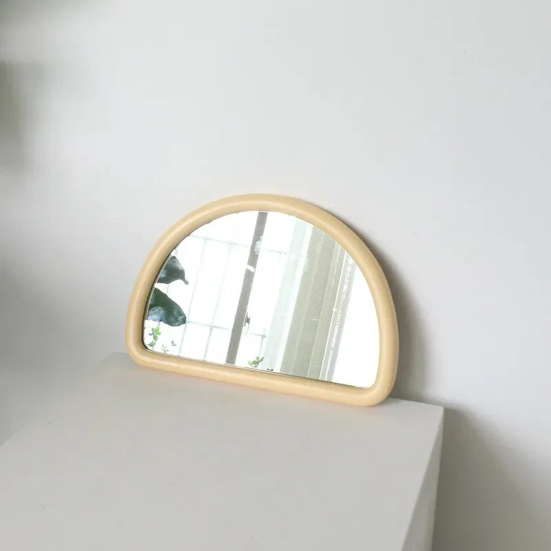 miroirs décoratifs en bois sur pied pour la vanité