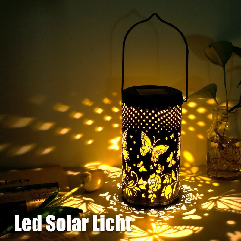 lampe solaire rétro pour jardin et décoration extérieure