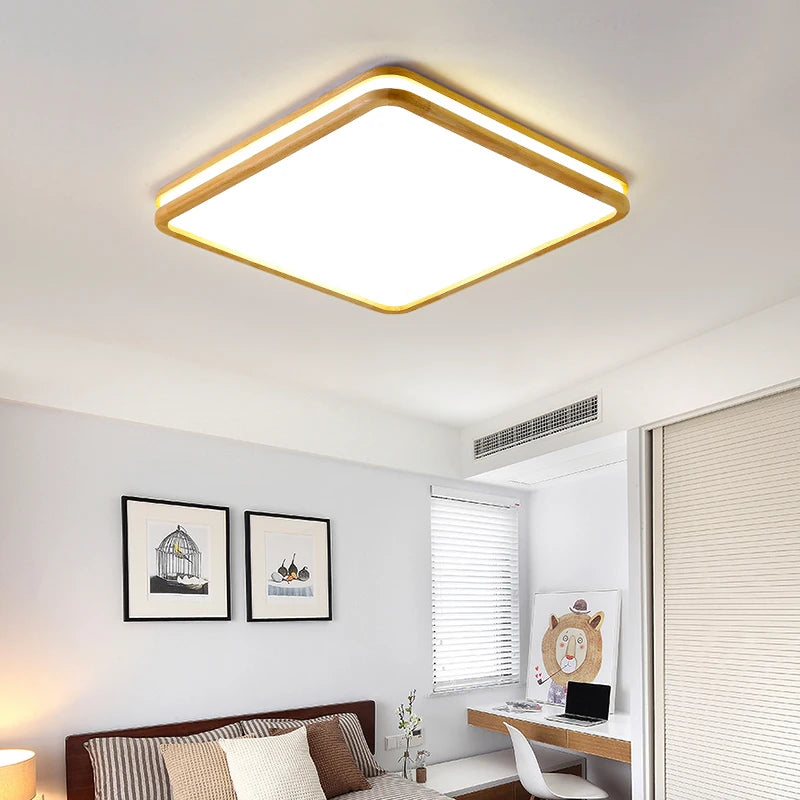 plafonnier led intelligent nordique moderne simple rectangulaire