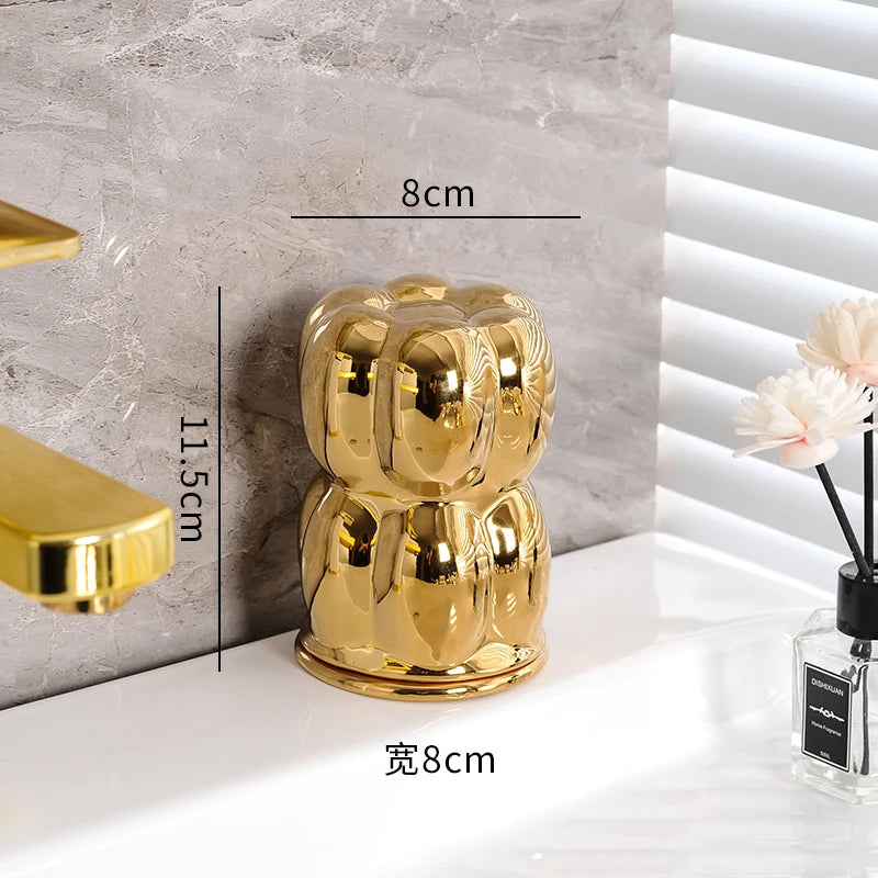 décoration luxe accessoires créatifs pour salle de bain