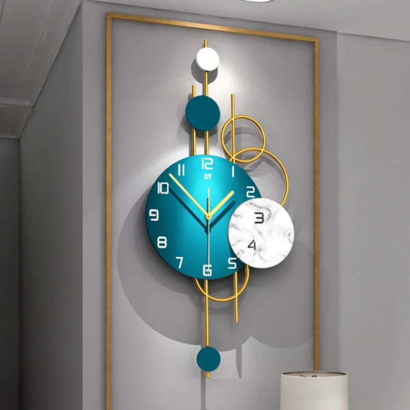 horloge murale moderne et élégante pour décoration intérieure