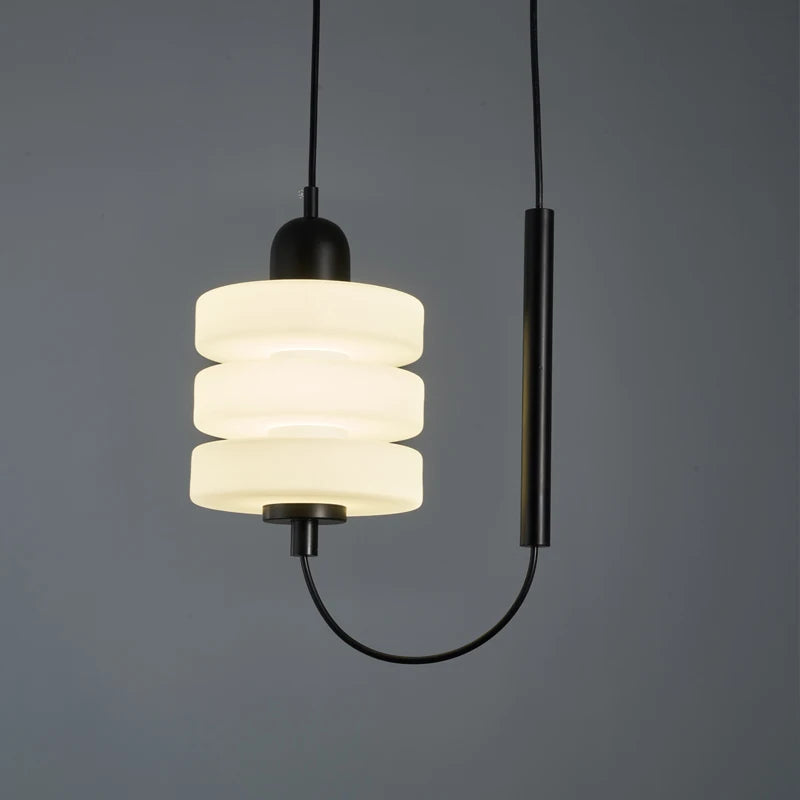 suspension scandinave en verre design minimaliste pour éclairage intérieur