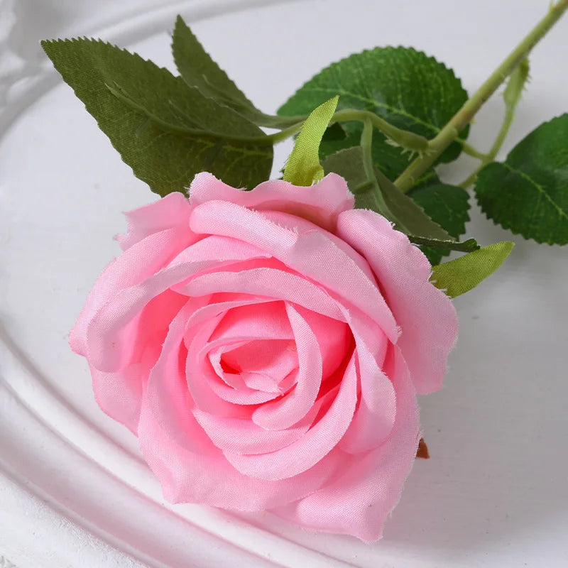 rose artificielle en soie pour décoration de mariage et événements